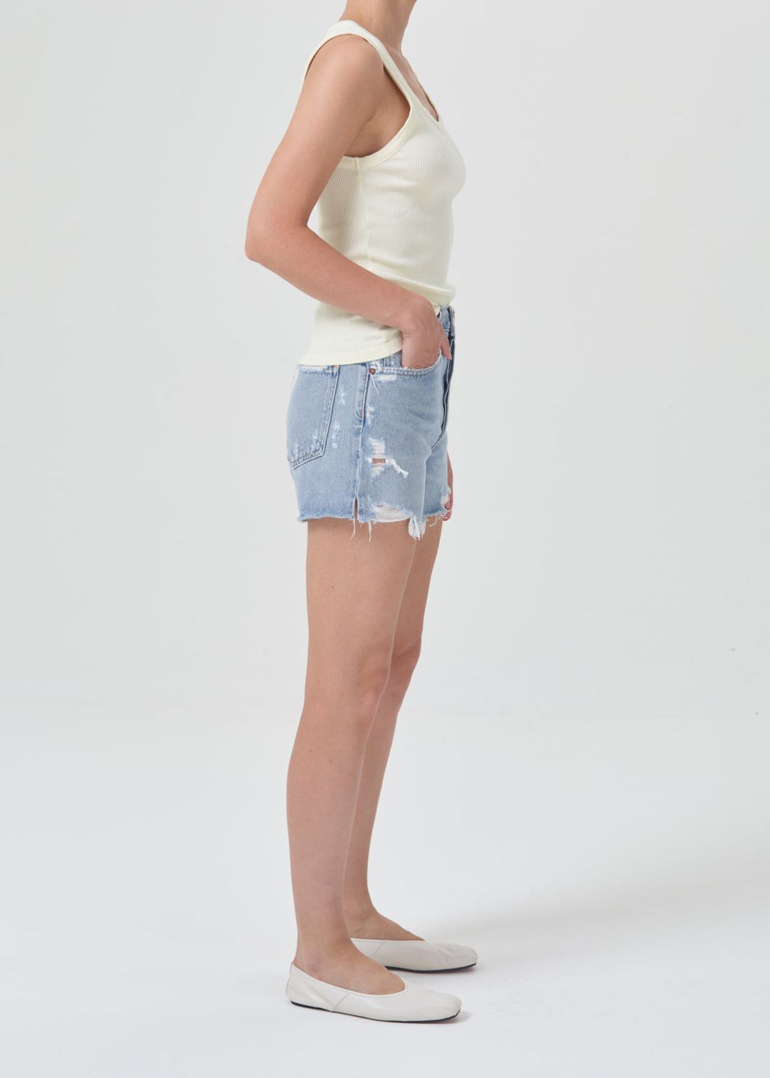 Dee Vintage High Rise Short in Muse #3