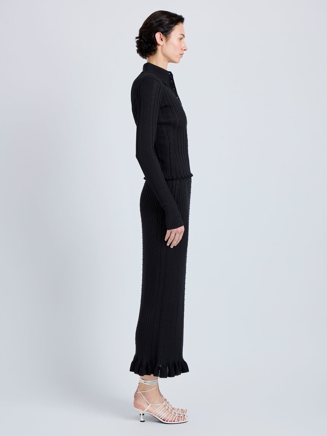 Monet Skirt in Fine Bobble Knit #3
