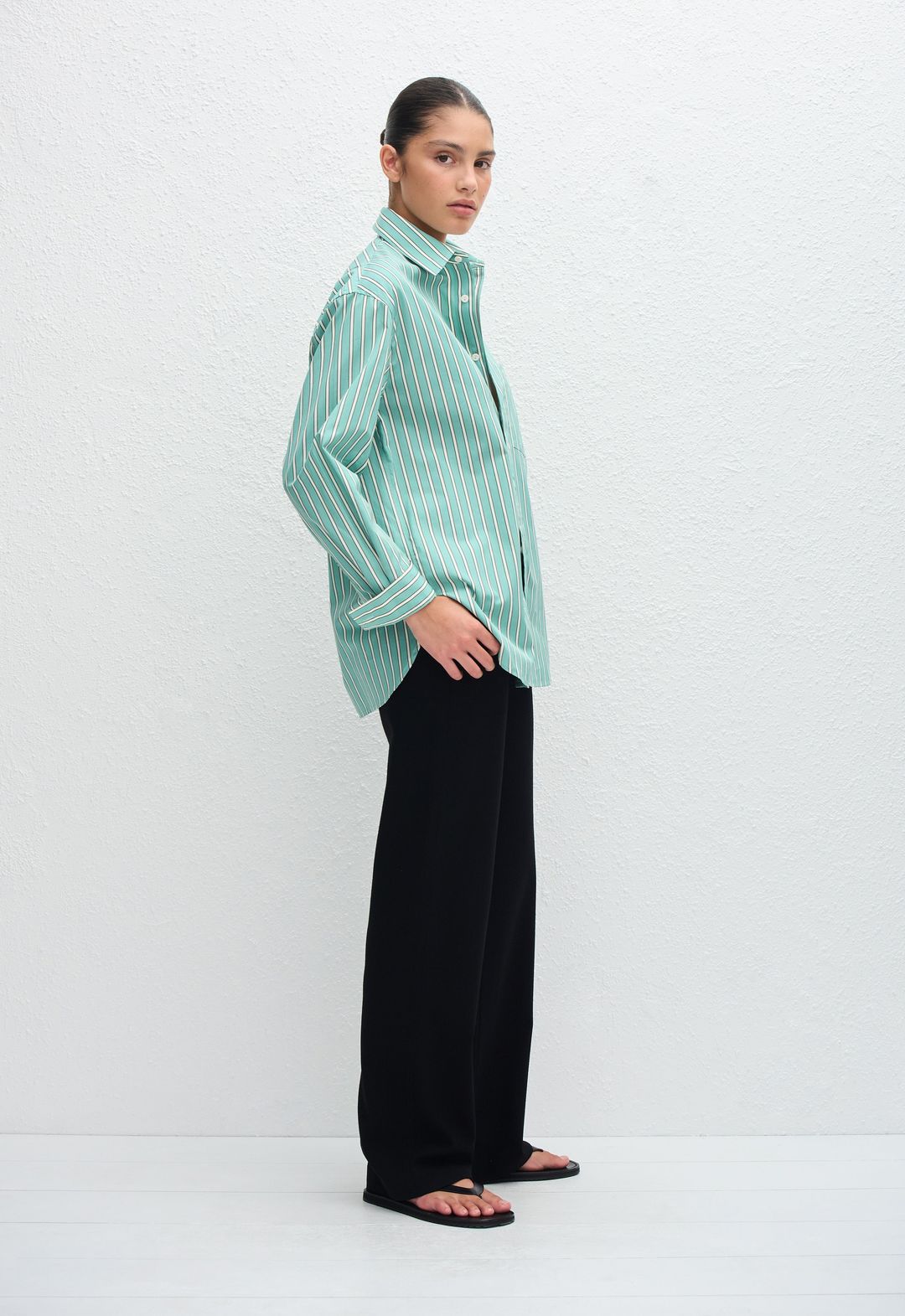 Classic Stripe Shirt - Aegean Stripe