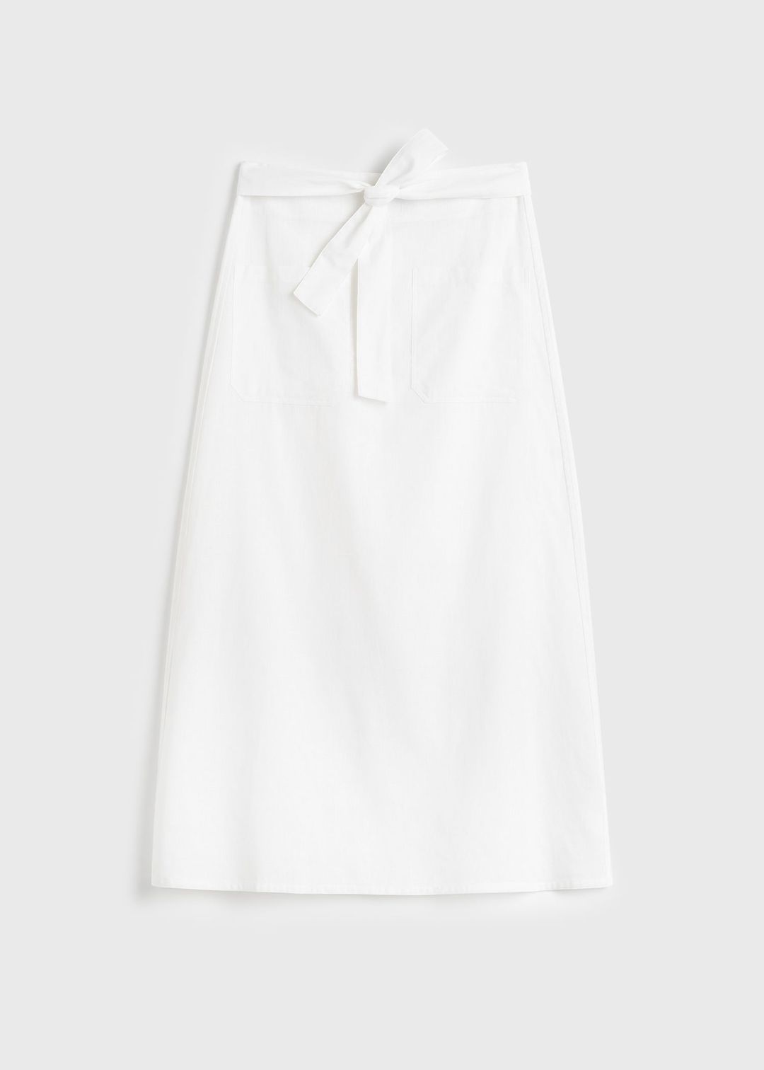 Tie-waist skirt white #5