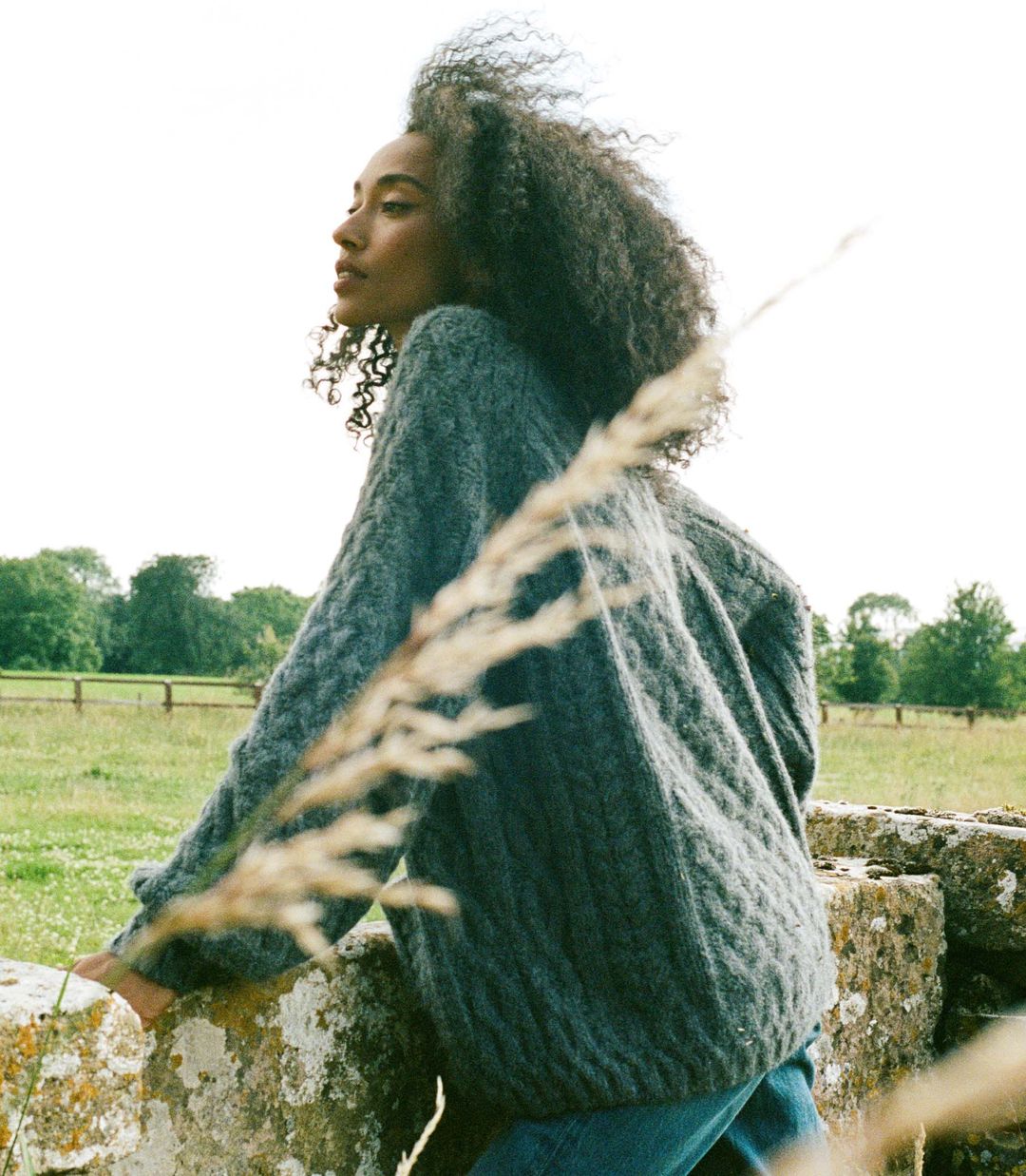 CALDWELL CARDIGAN -- CHARCOAL #5