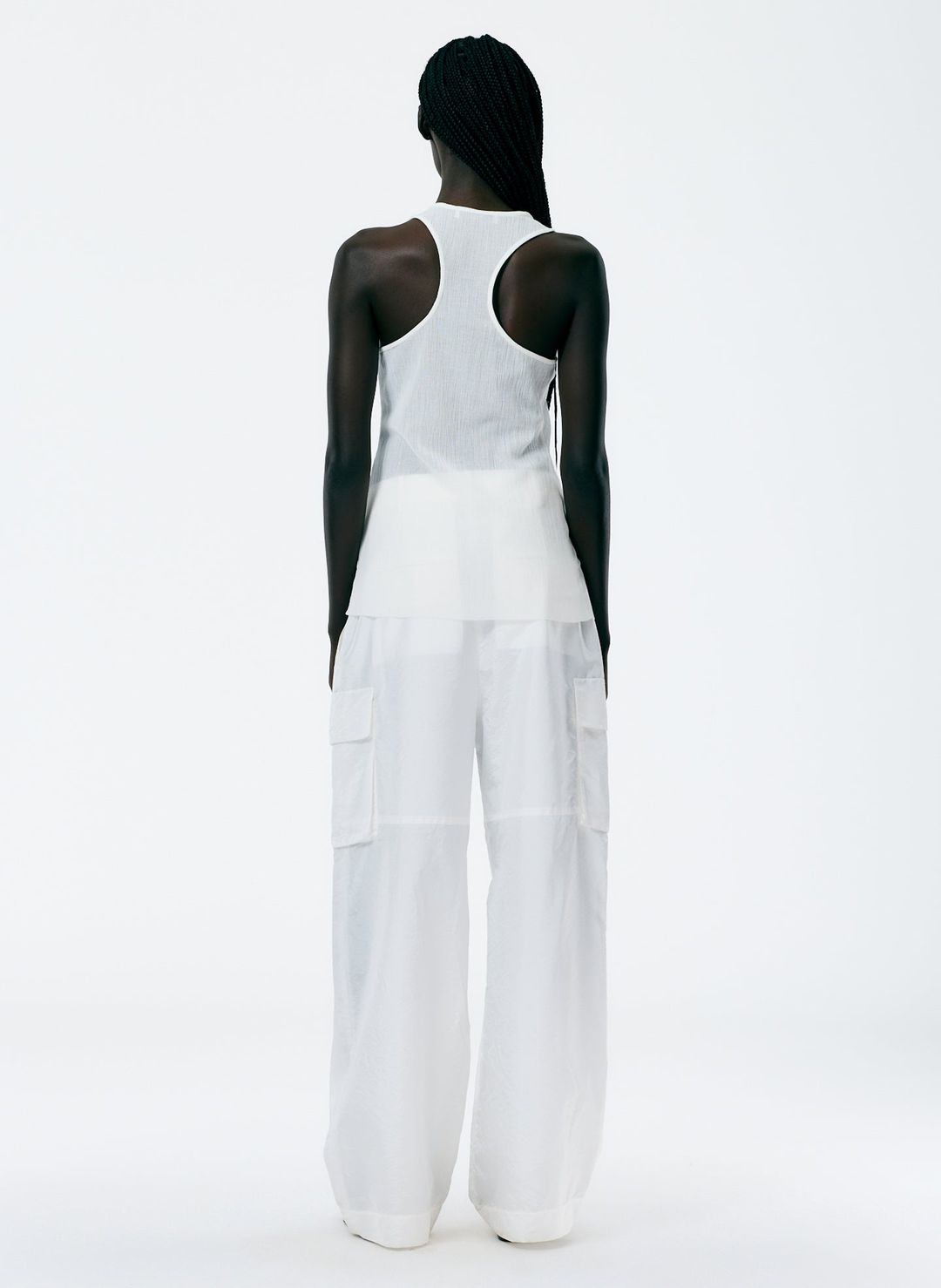 Crepe Gauze Racerback Tank #8