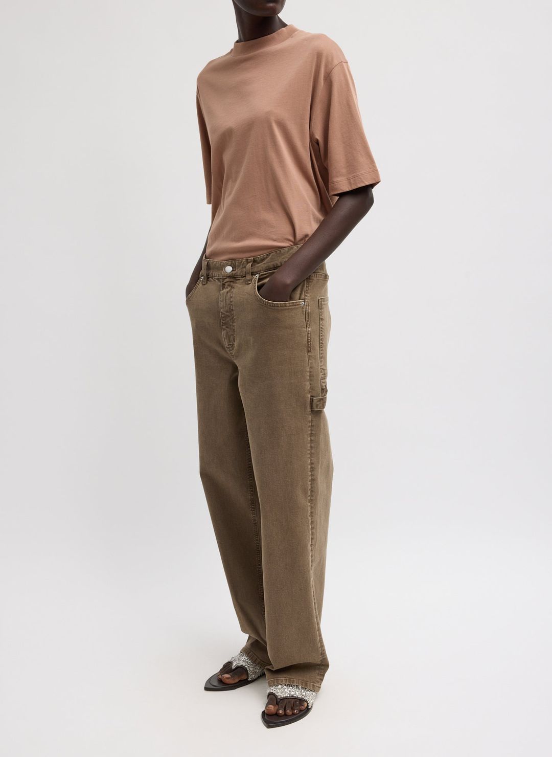 Mock Neck Unisex T-Shirt #5