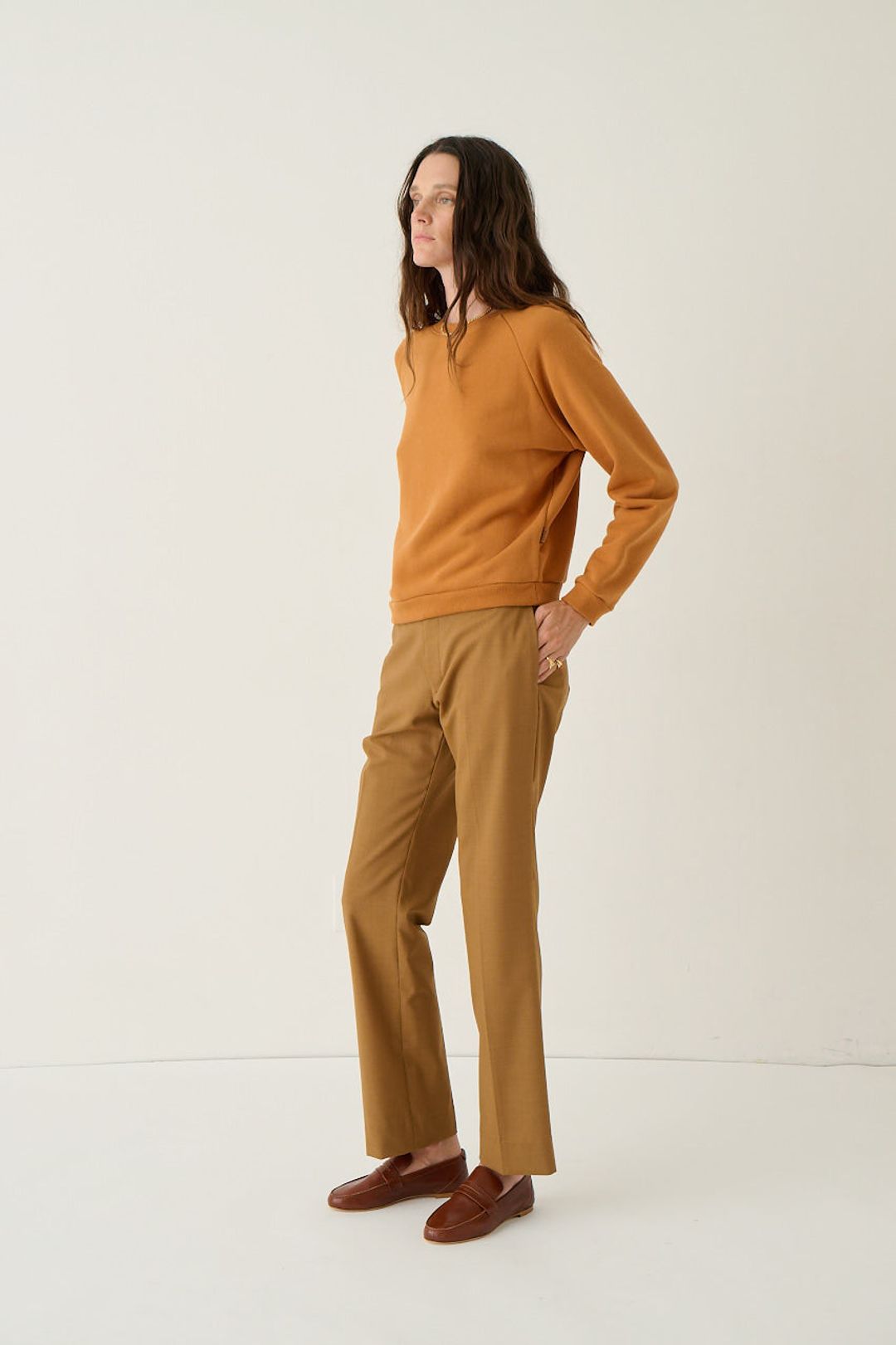 The Daily Sweatshirt in Turmeric #4
