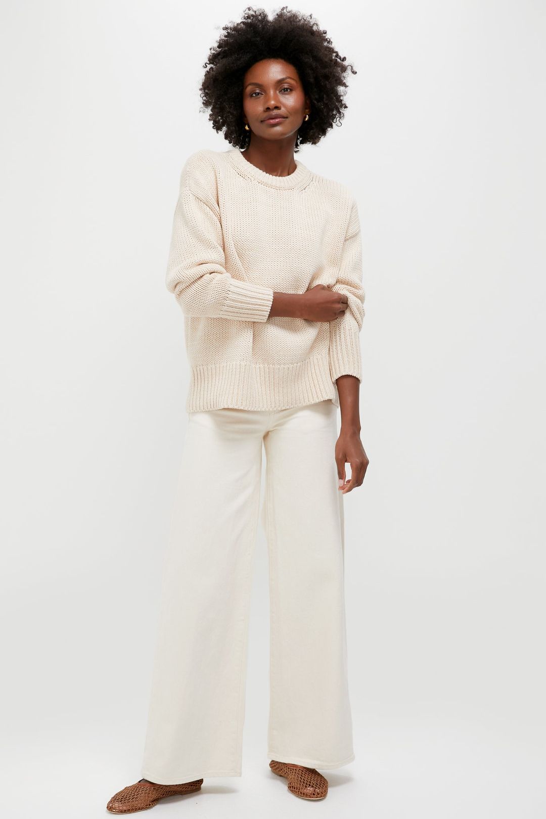 Sandstone Cotton Cliff Crewneck Sweater #6