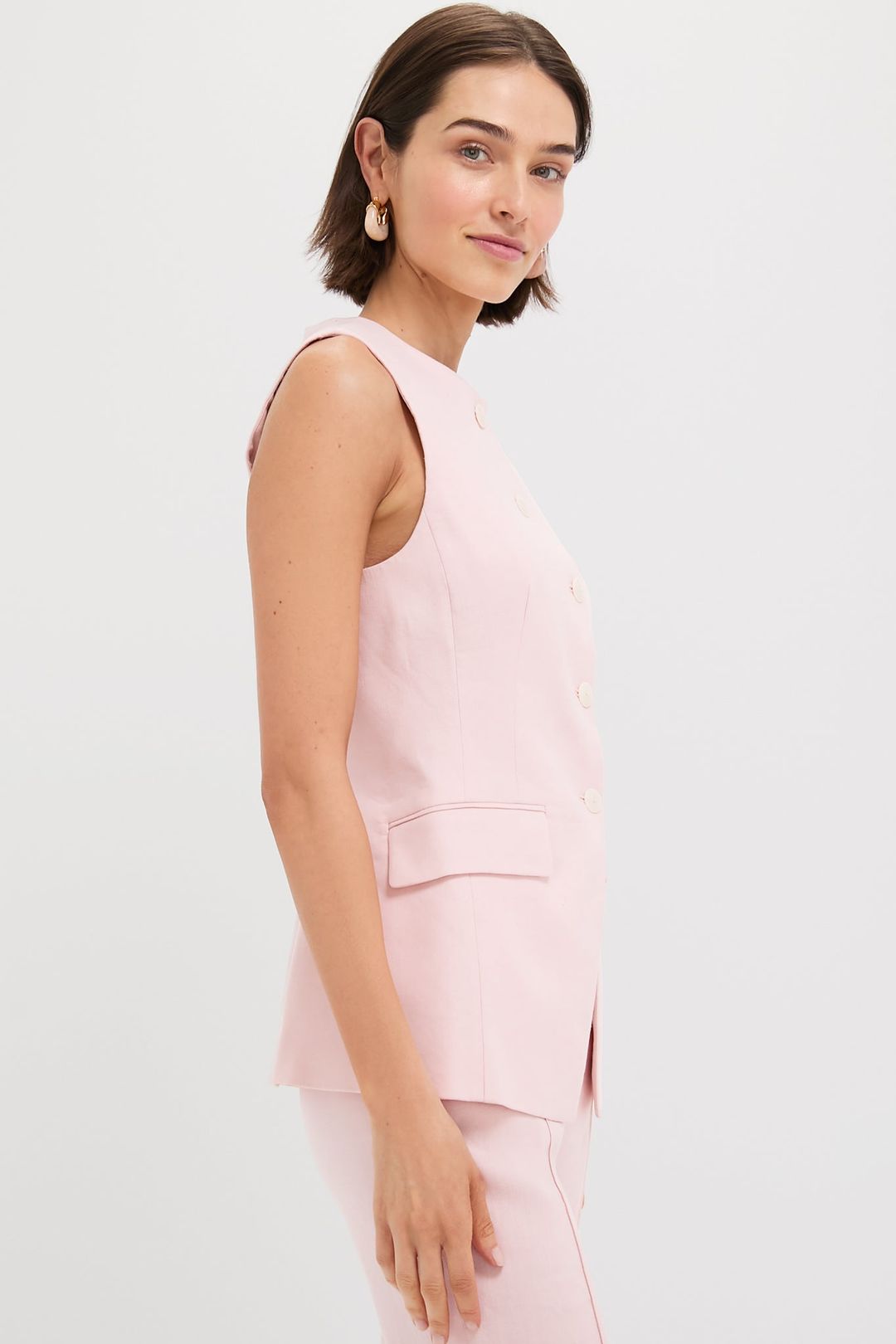 Pink Shell Lois Vest #3
