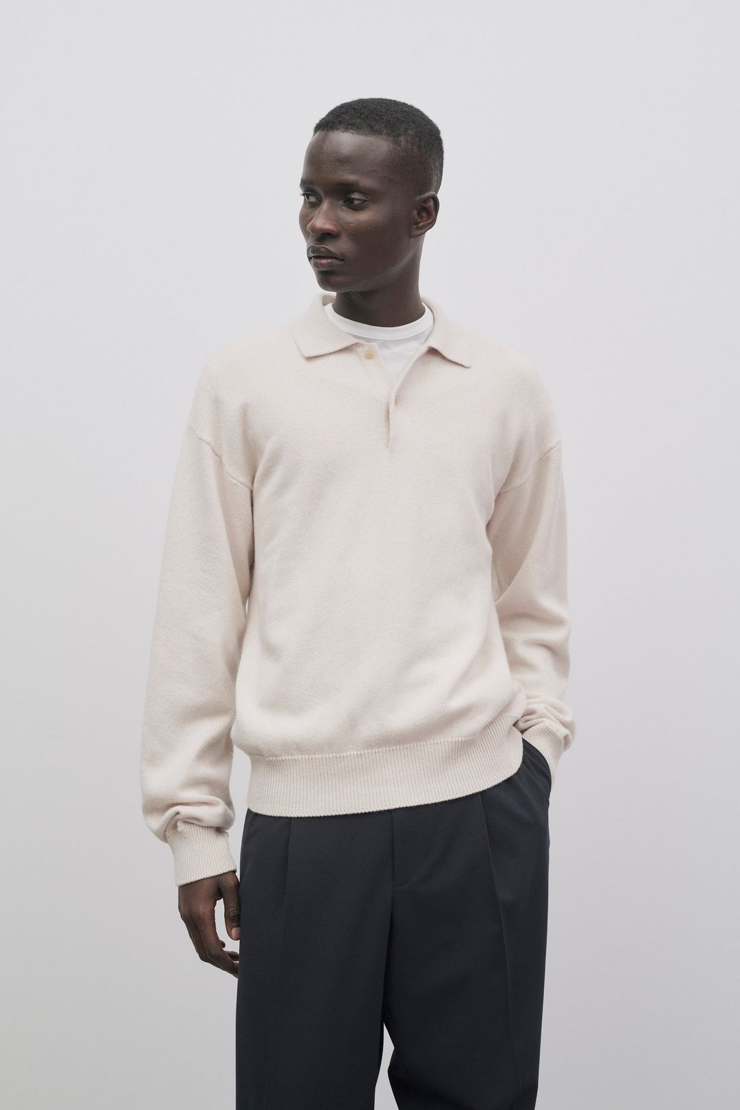 Joyce Polo in Cotton and Cashmere #9