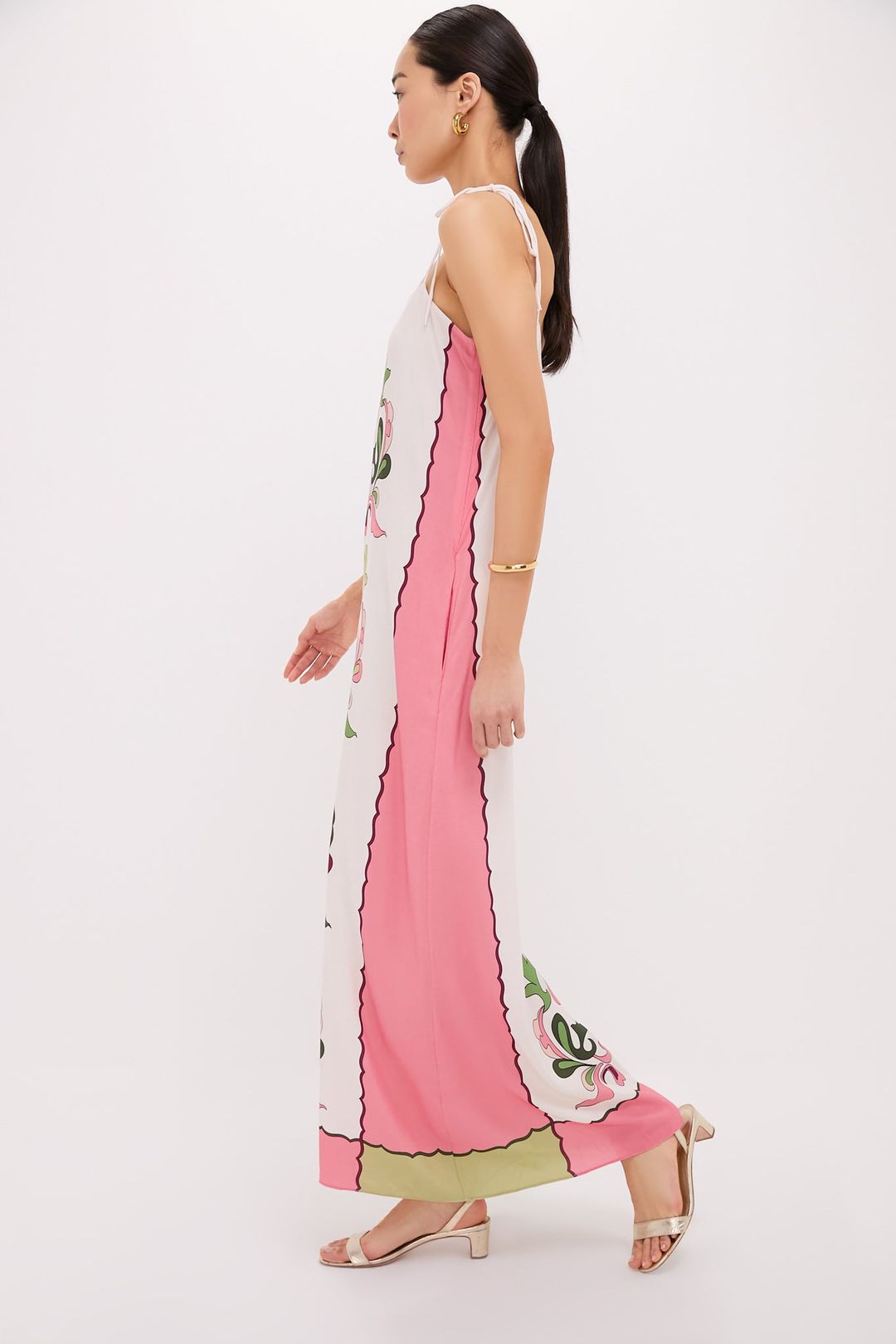 Off White Inamorata Straps Long Dress #3
