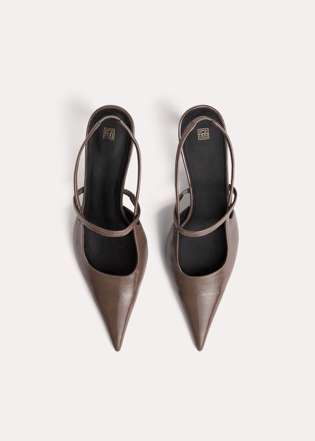 The Sharp Slingback taupe #4