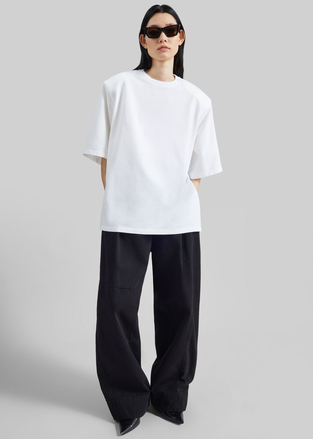 Anira Padded T-Shirt - White #3