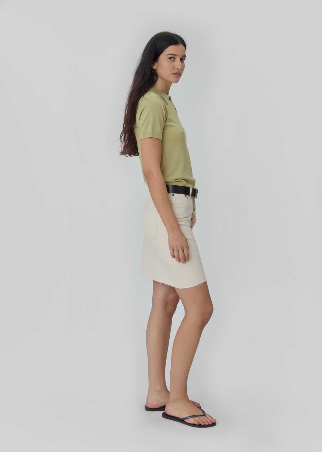 Lima Skirt in Bone #3