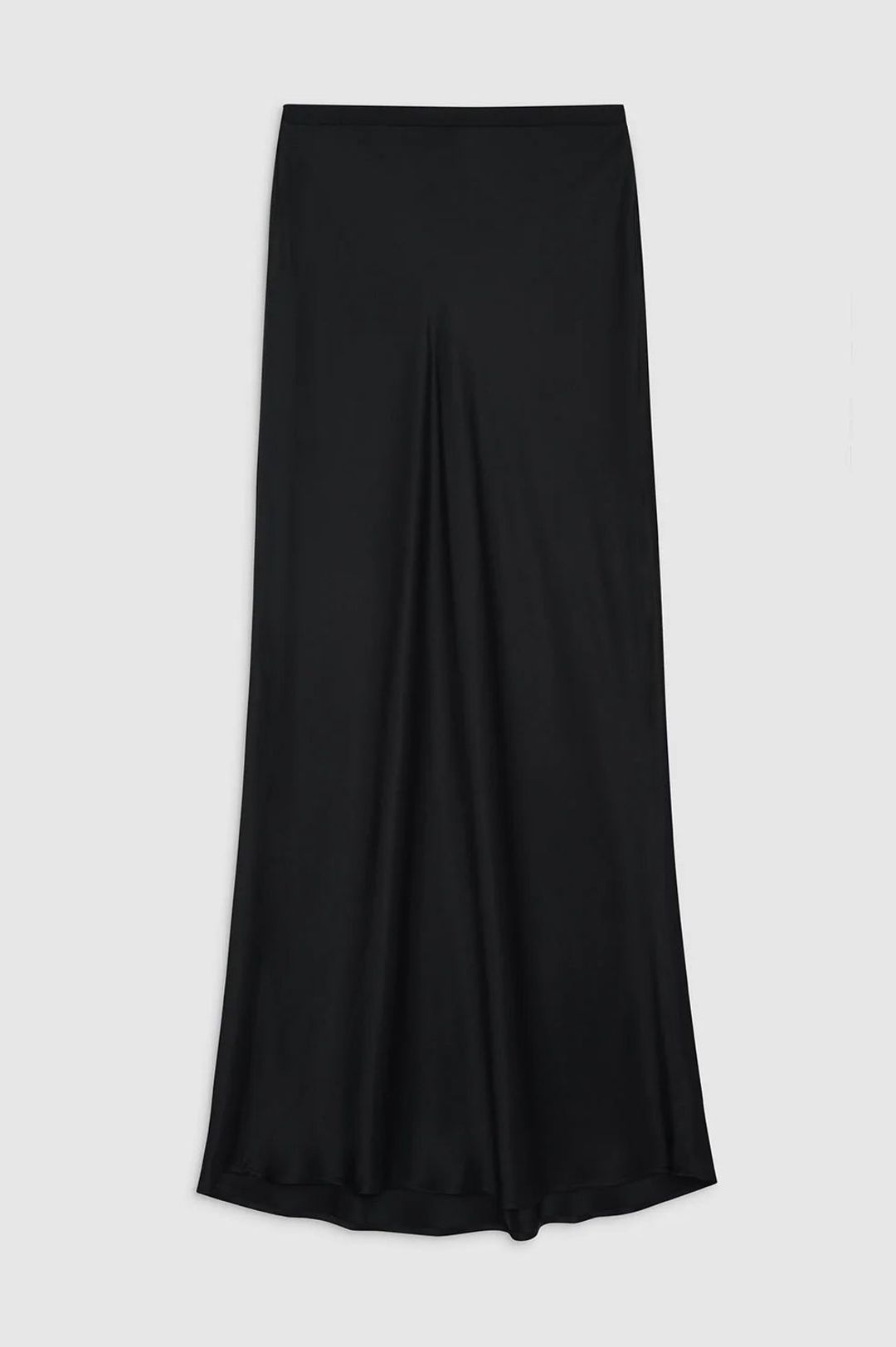 Bar Silk Maxi Skirt - Black #3