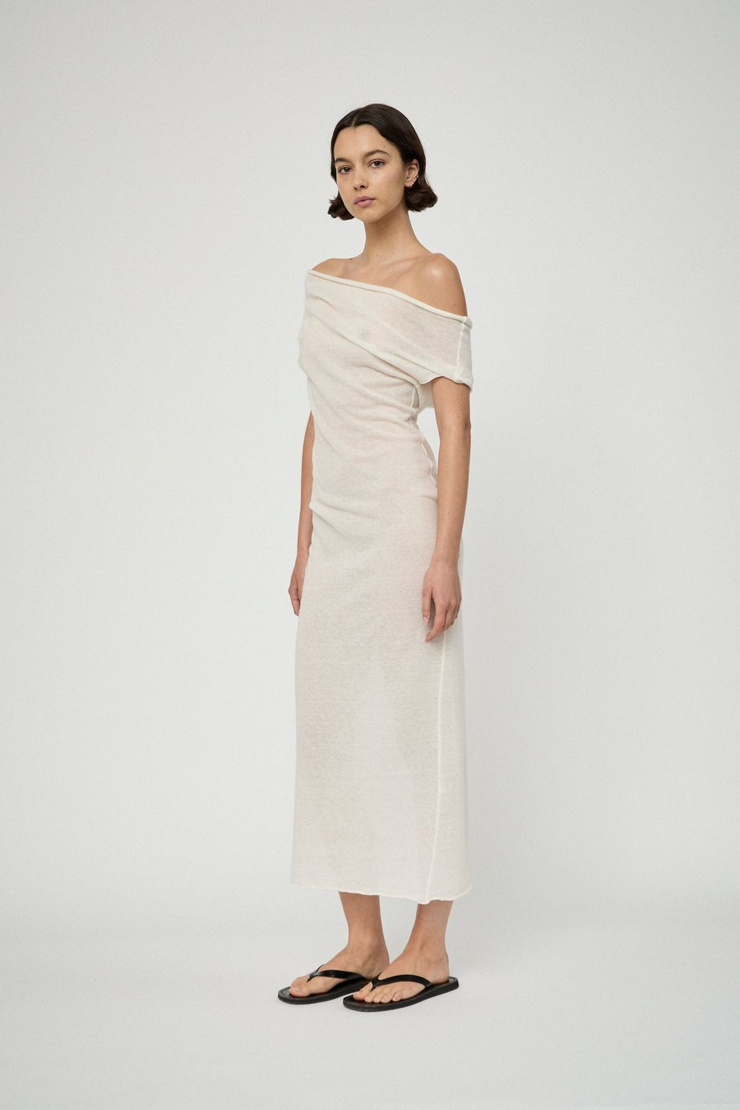 Cotton Cashmere Glove Dress #3