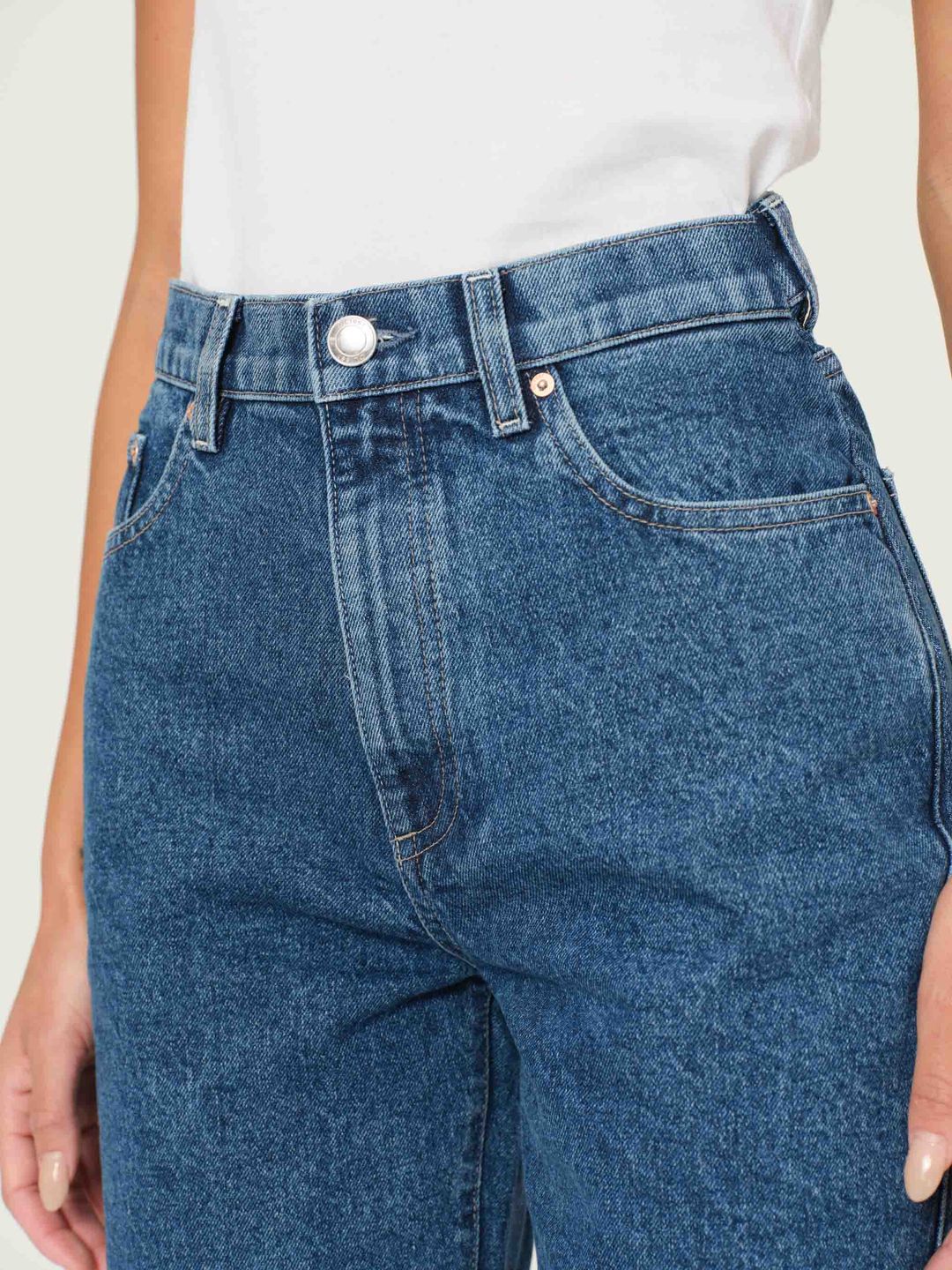 Demie Straight High Rise 31" Jeans | North Beach #6