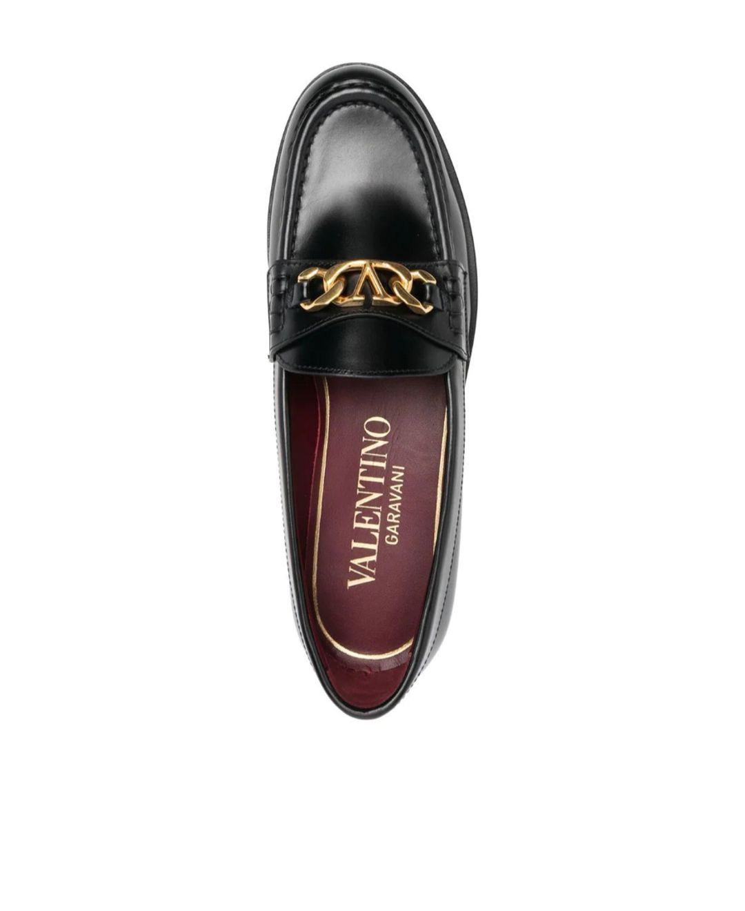 VCHAIN leather loafers in black #7