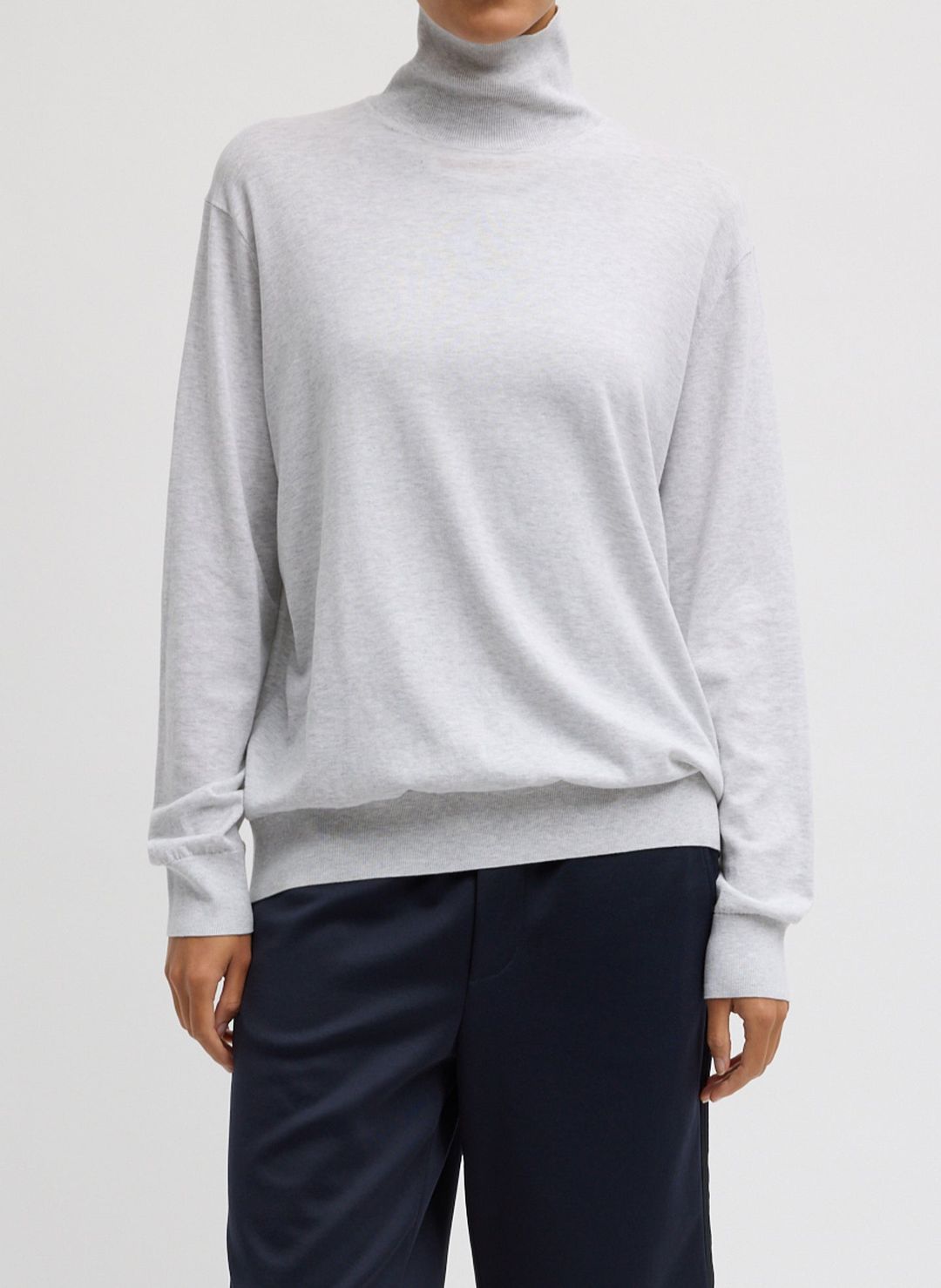 Super Fine Gauge Perfect Men's Turtleneck Pullover