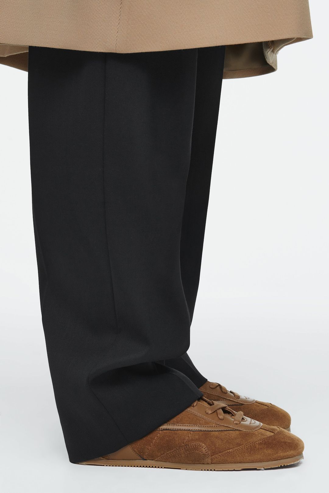 MINIMAL LEATHER SNEAKERS in COGNAC #4