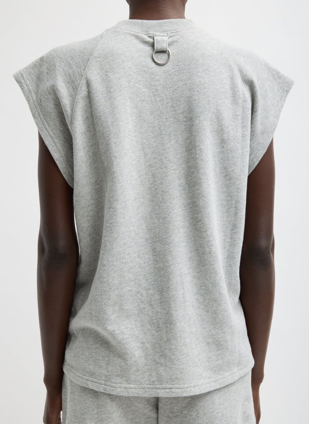 Light Weight Sweatshirting Sleeveless Easy Top #5