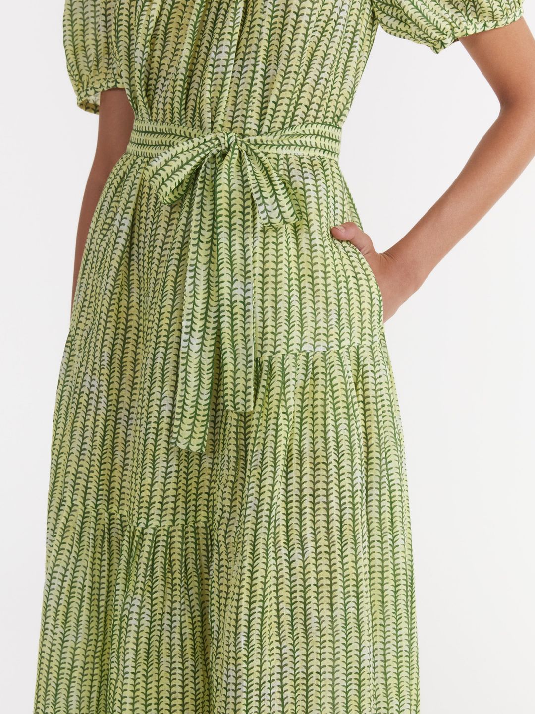Yashi Dress in Stem Lemon #6