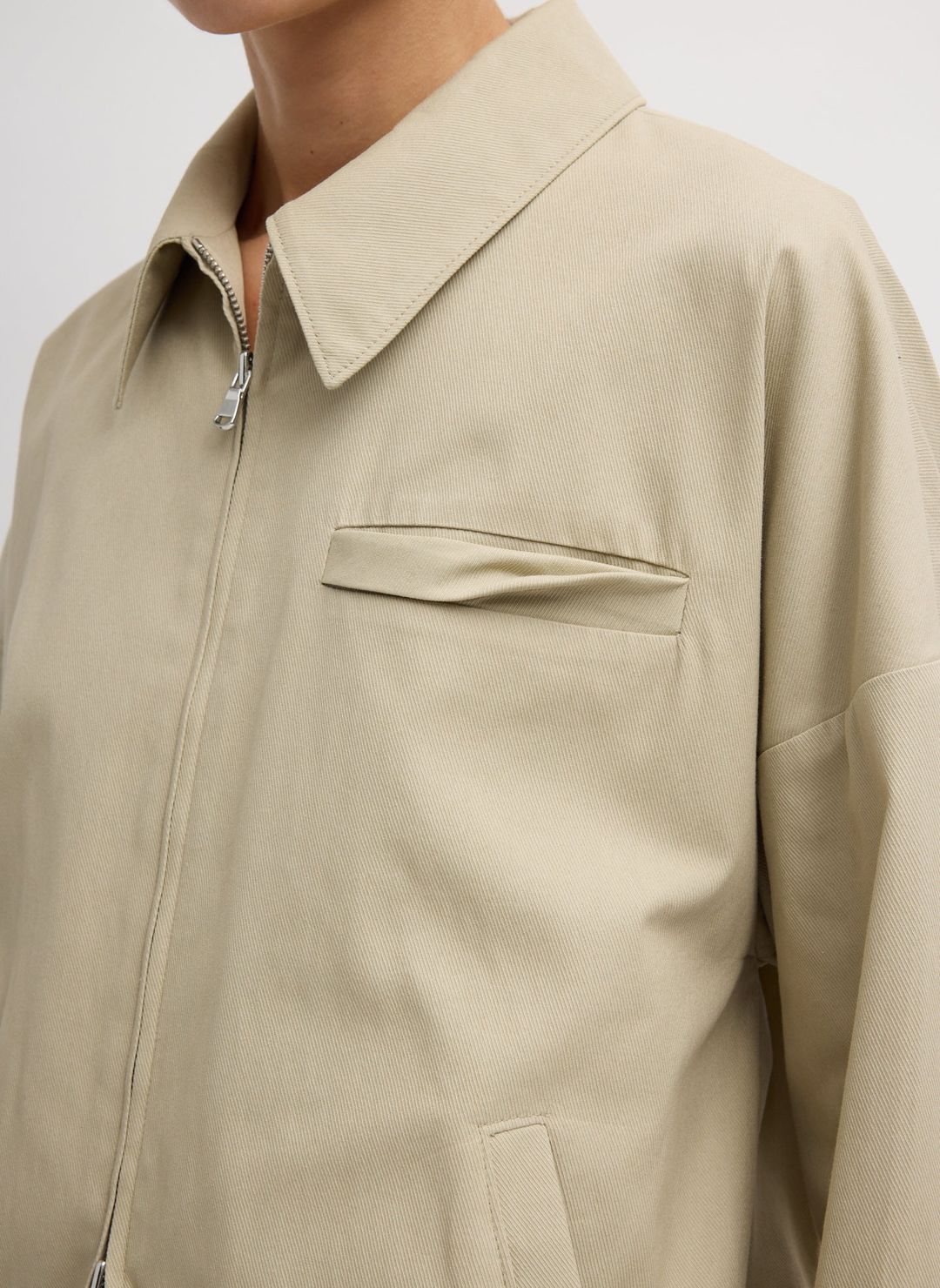 Luxe Spring Twill Bomber #5