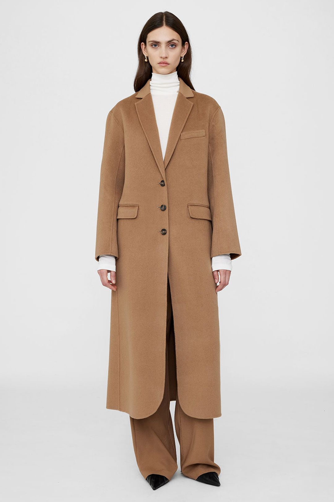 Quinn Coat - Camel Cashmere Blend #5