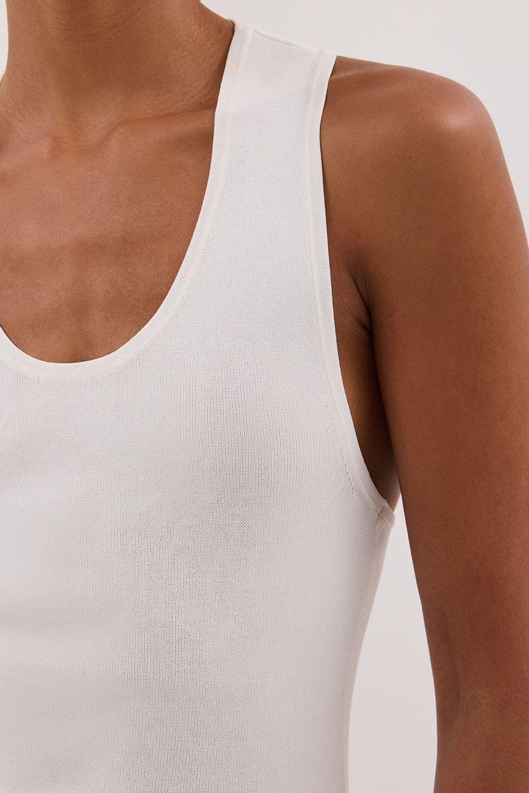 DEVIN OFF WHITE RACER KNIT TANK #5