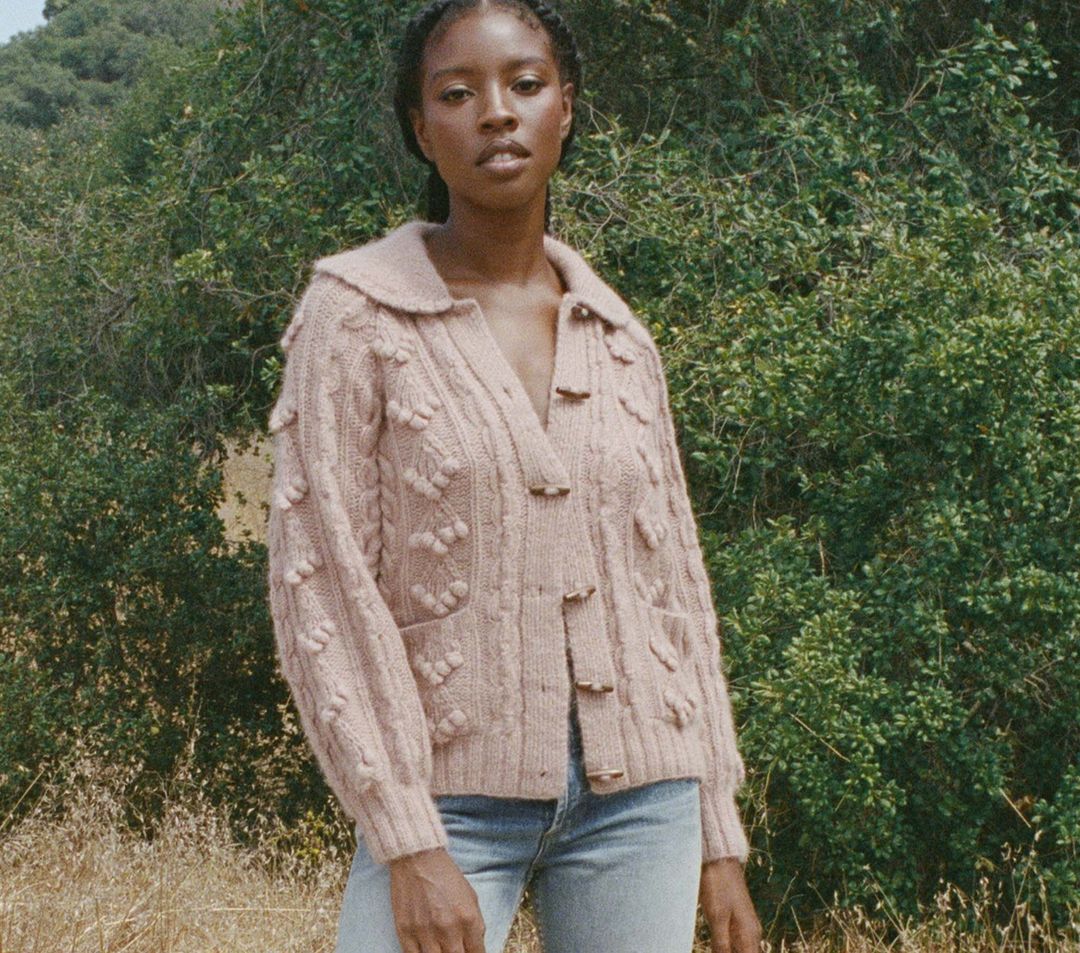 RIVE CARDIGAN -- CLAY #5