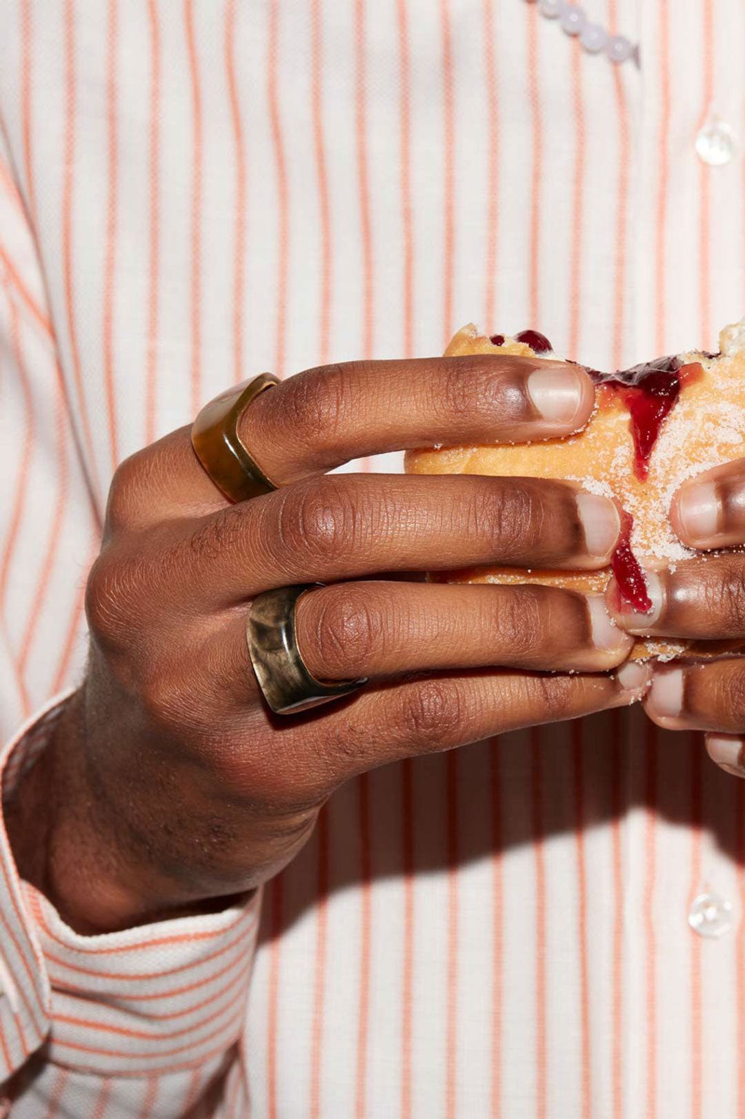 A Virtuous Circle? - Tortoise Shell Bio Resin and Gold Vermeil Signet Ring