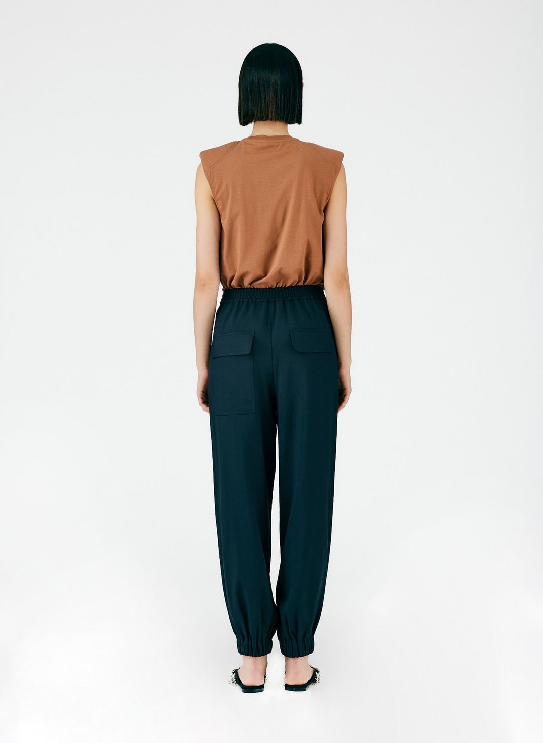 Chalky Drape Plashet Jogger - Long #5