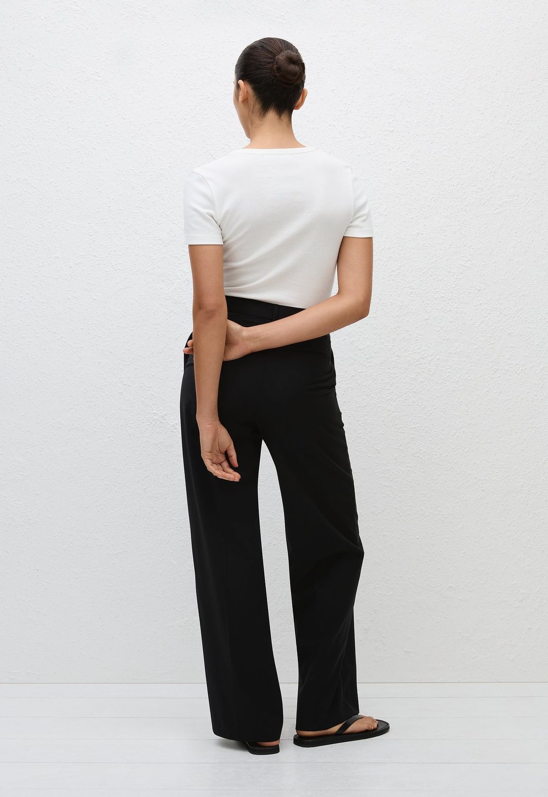 Relaxed Tailored Trouser - Black #4