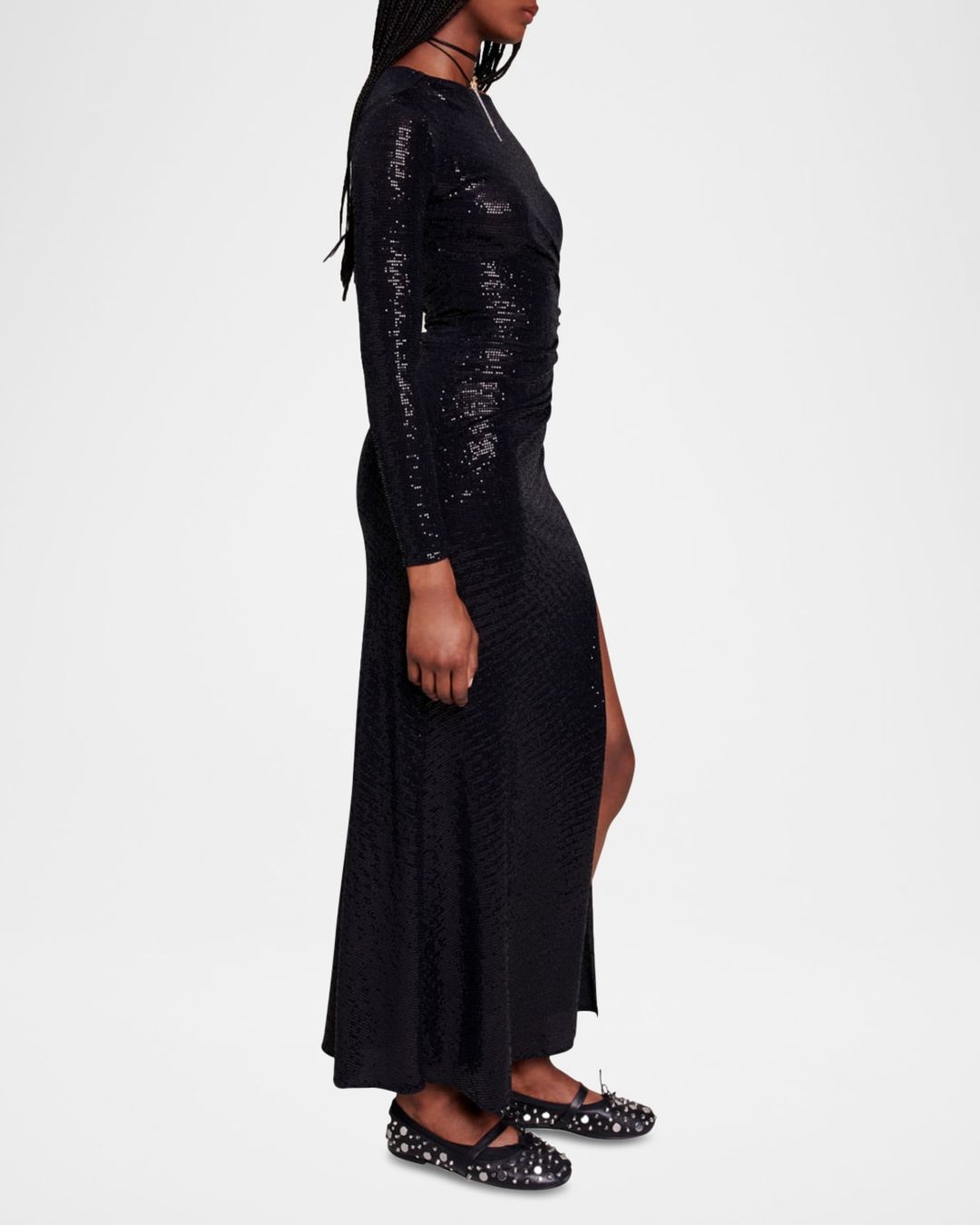 Rilexisa Sequined Cutout Gown #4