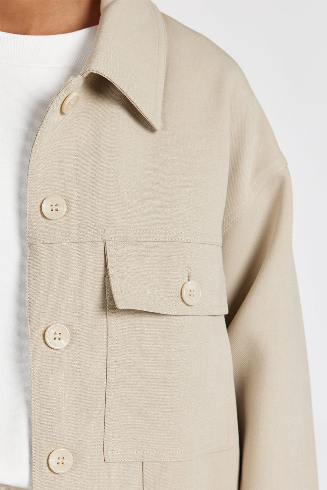 JIL PEBBLE TAILORED TRUCKER JACKET #6