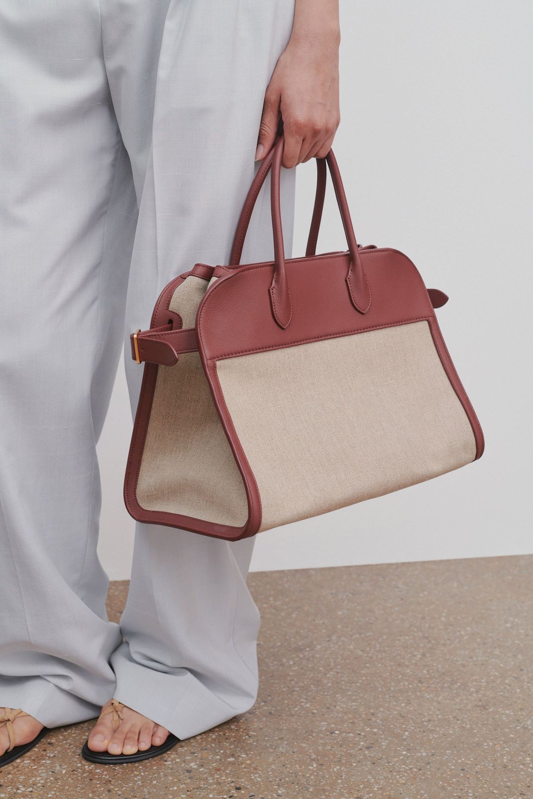 Soft Margaux 15 Bag in Canvas and Leather #4