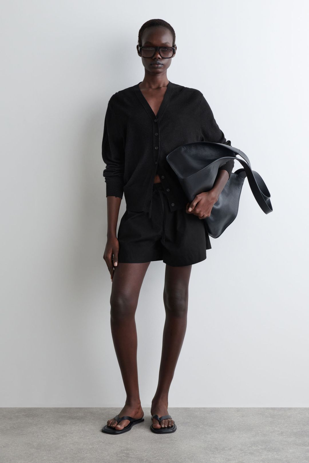 DRAWSTRING COTTON SHORTS