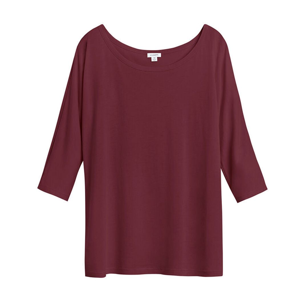 Pima Drape-Back Top #13