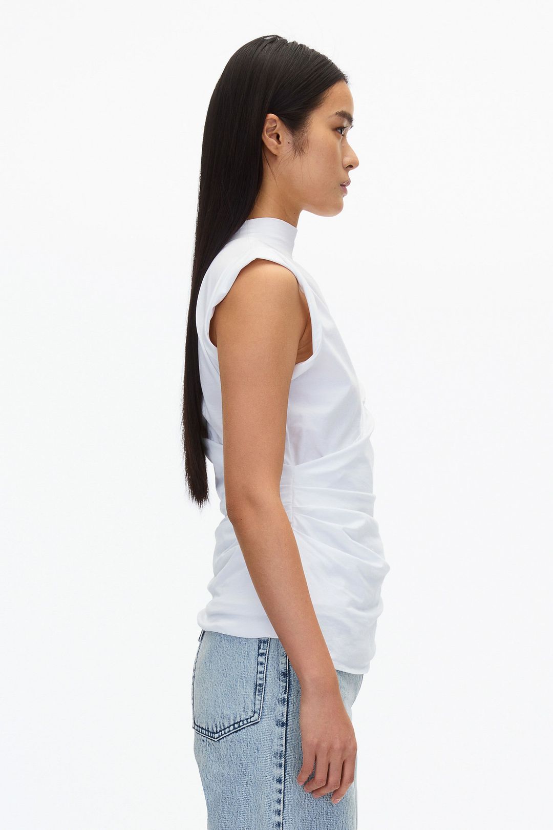 Draped Mockneck Tank #3