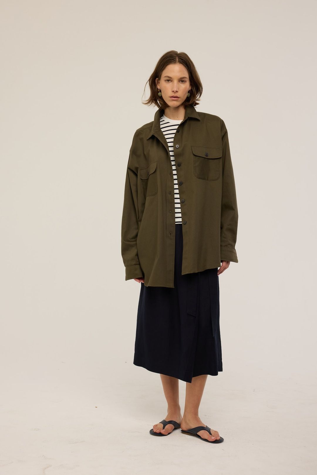 The Apron Skirt in Navy #4