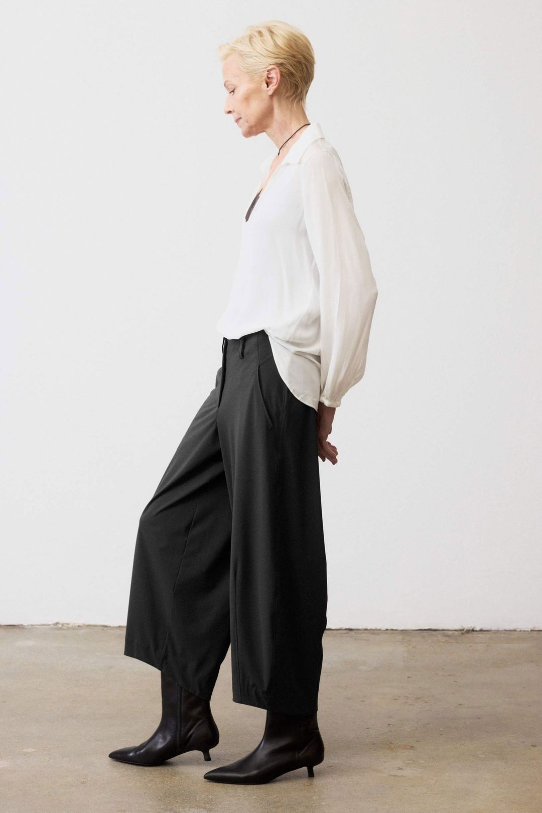 Petite Carefree Wide Leg Pants #4