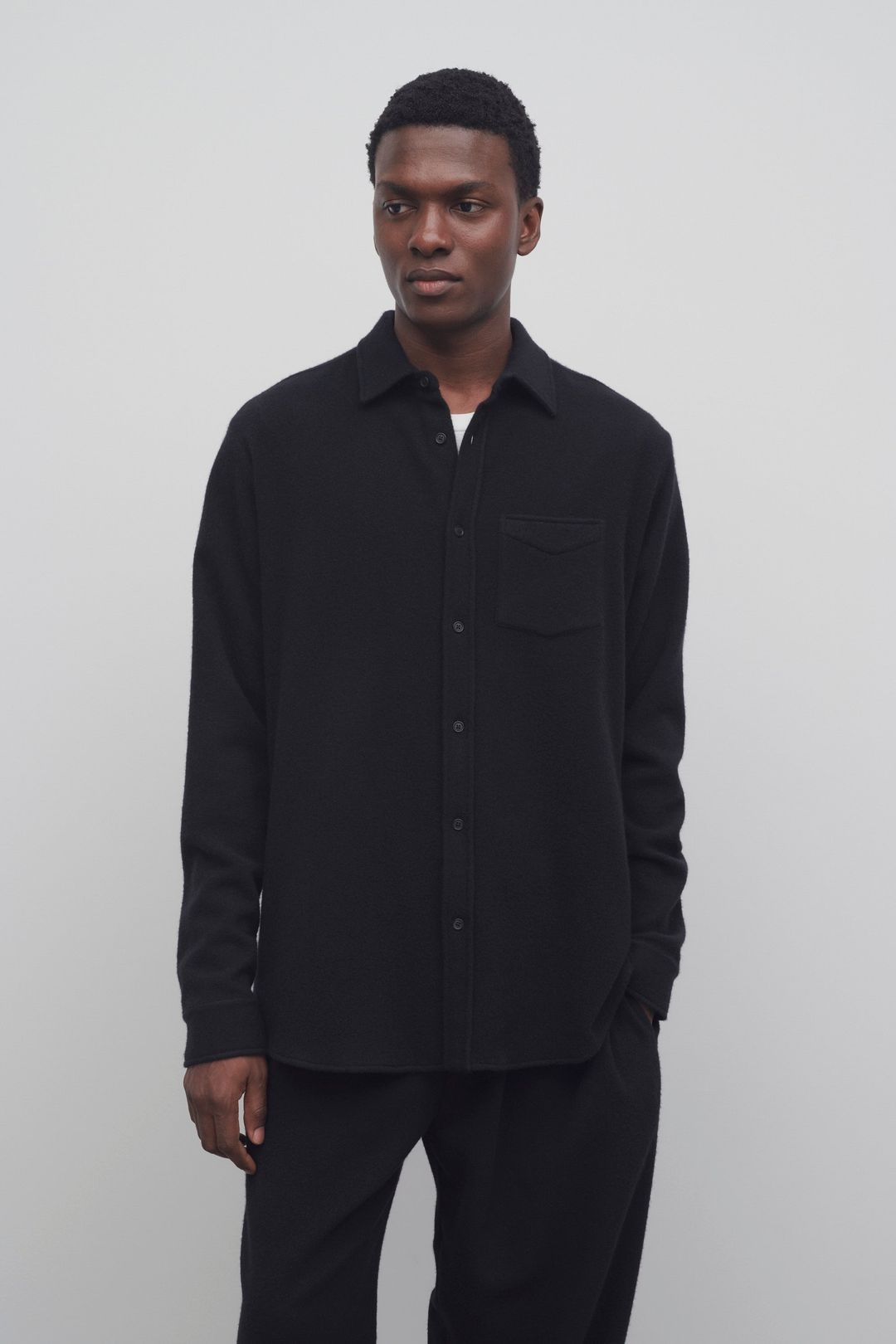 Ezra Shirt in Cashmere #3