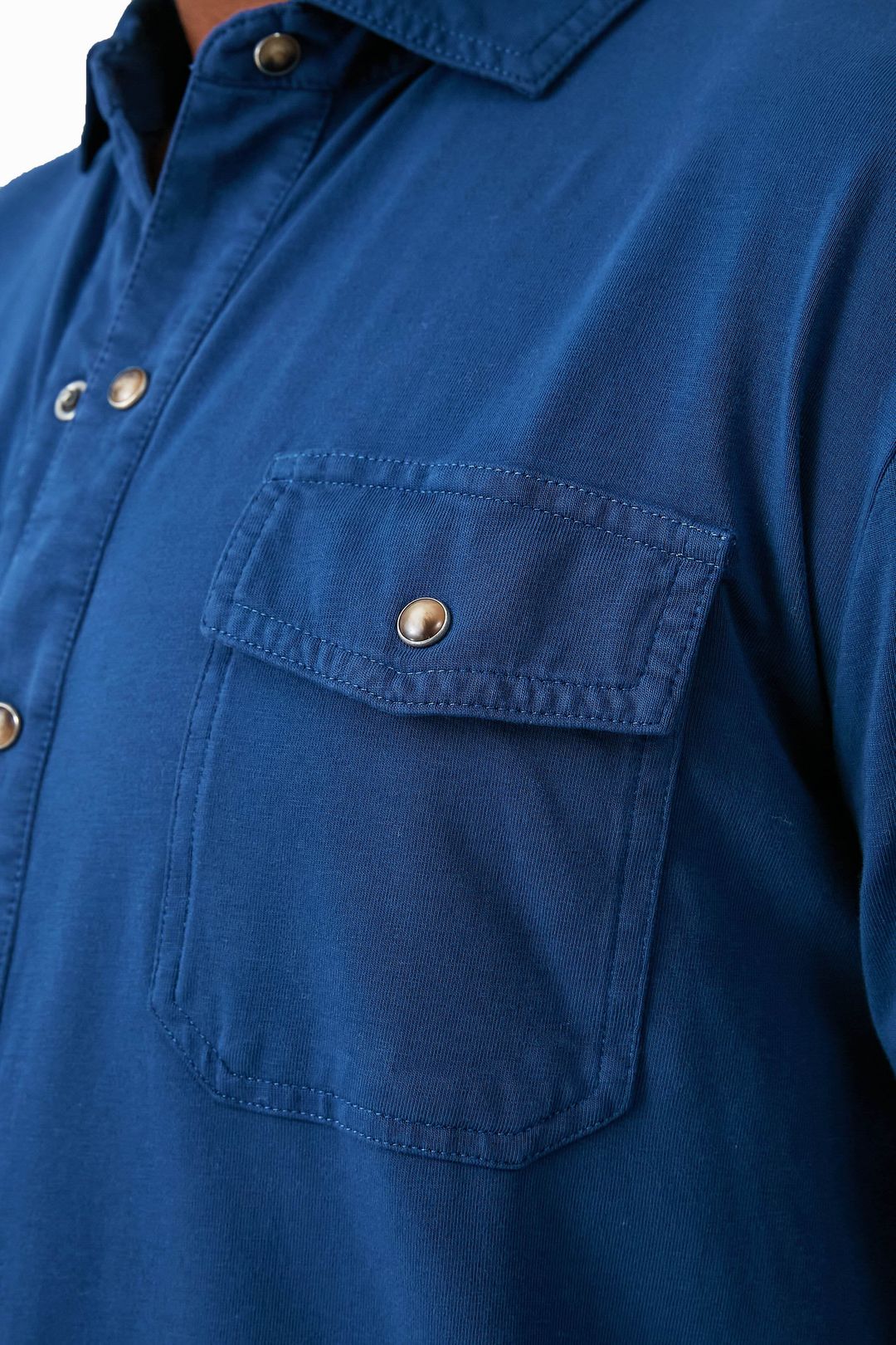 Atlantic Blue Lava Wash Jersey Shirt #5