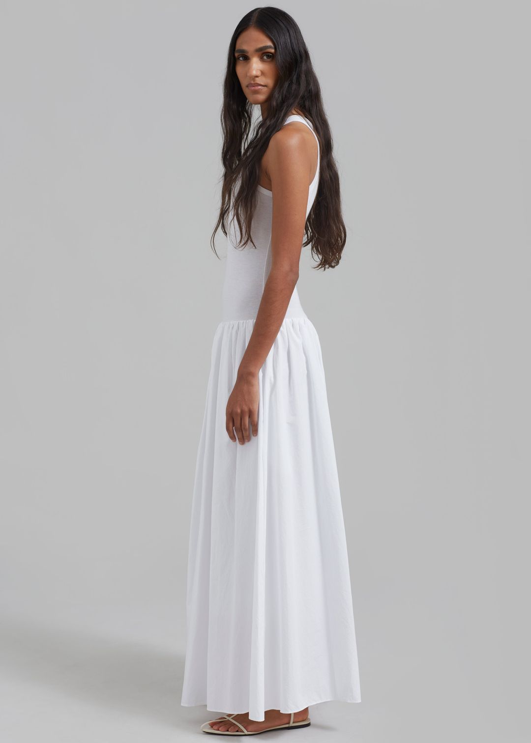 Violette Ballerina Maxi Dress - White #5