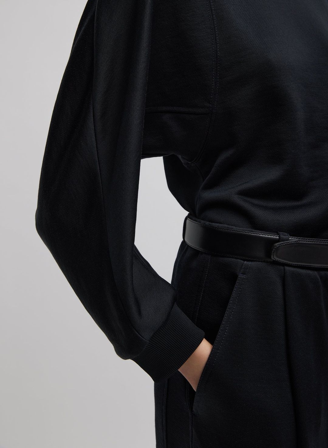 Silk Terry Sculpted Sleeve Slim Sweatshirt #5