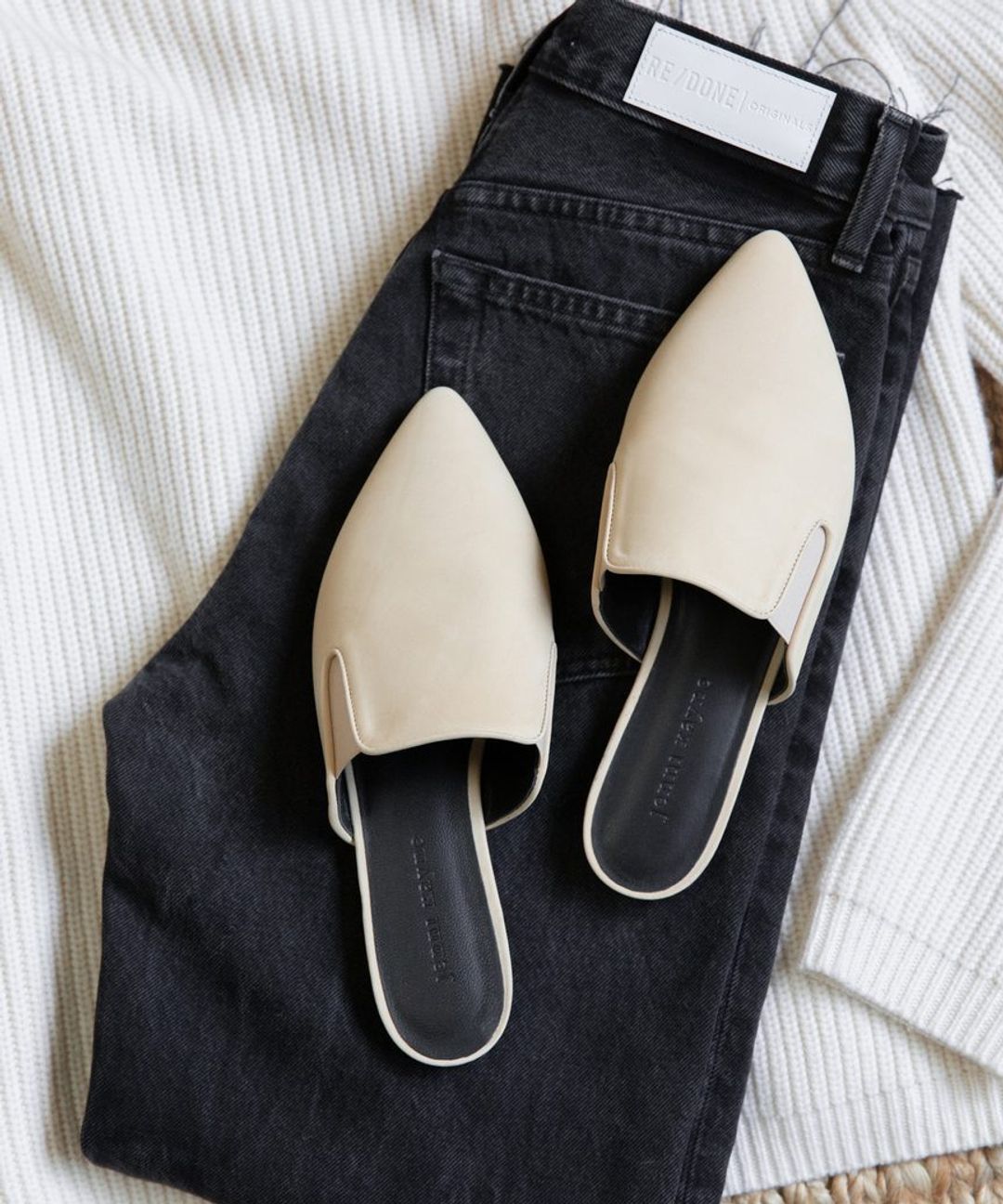 Oiled Leather Mule #4