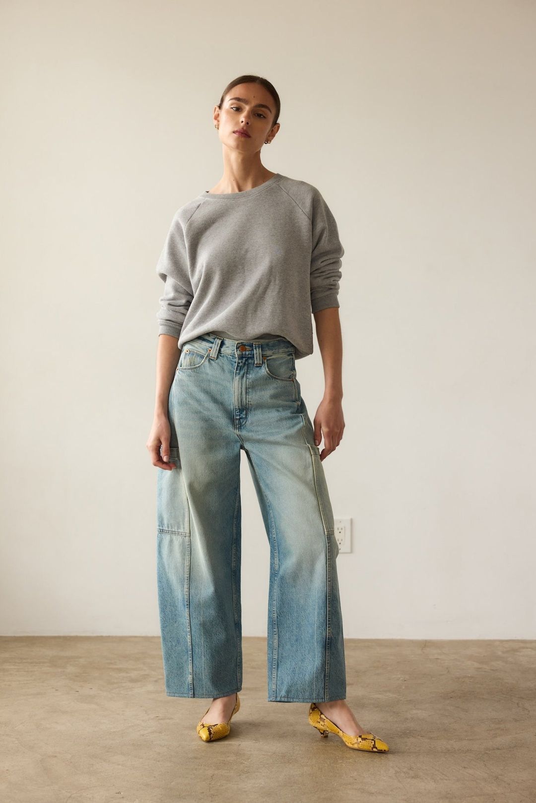 The Daily Sweatshirt in Heather Grey #7