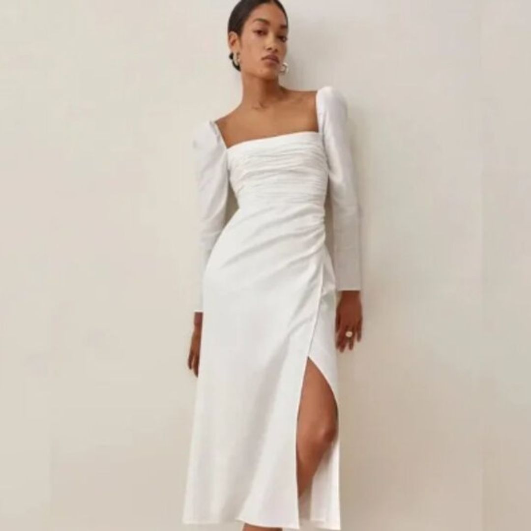 Organic Cotton Isaac Dress in White #4