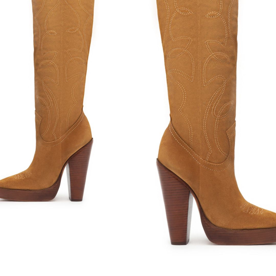 Meggy Over the Knee Suede Boot #4