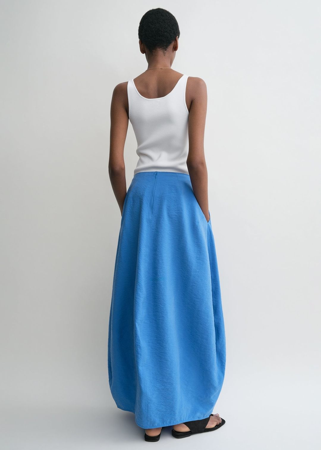 Parachute skirt cobalt #4