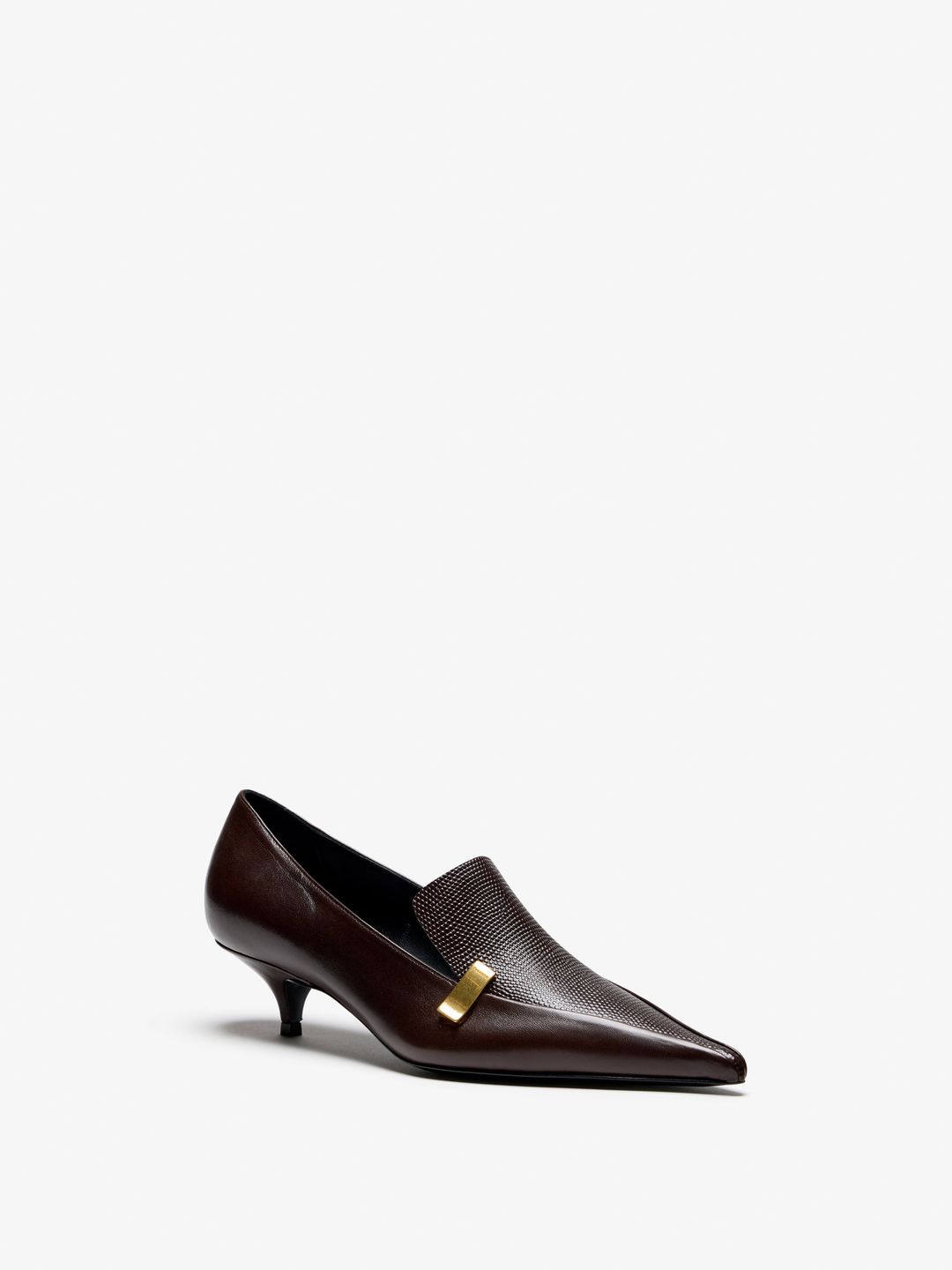 Slash Loafers in Embossed Lizard Combo