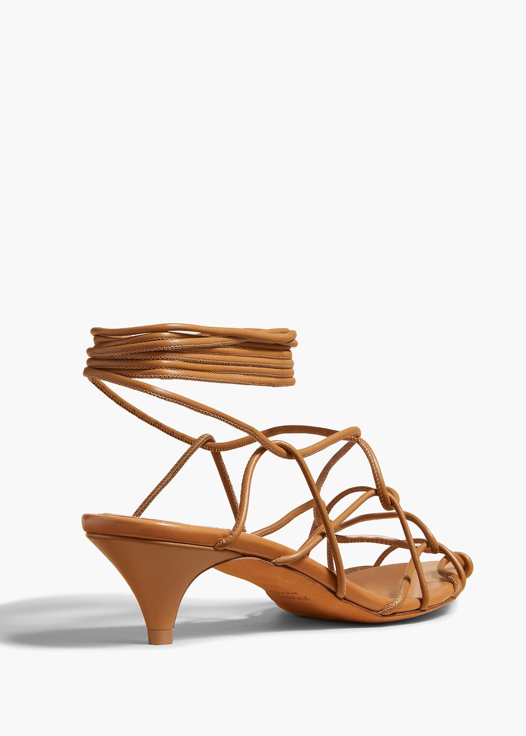 Arden Low Heel in Camel Leather #4