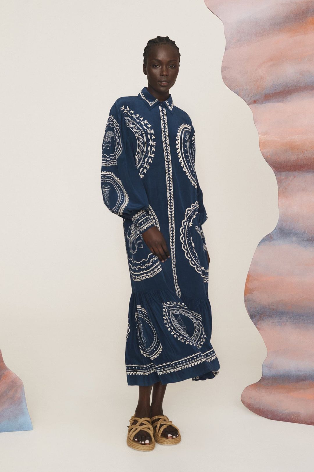 OCEANE SILK SHIRTDRESS #4